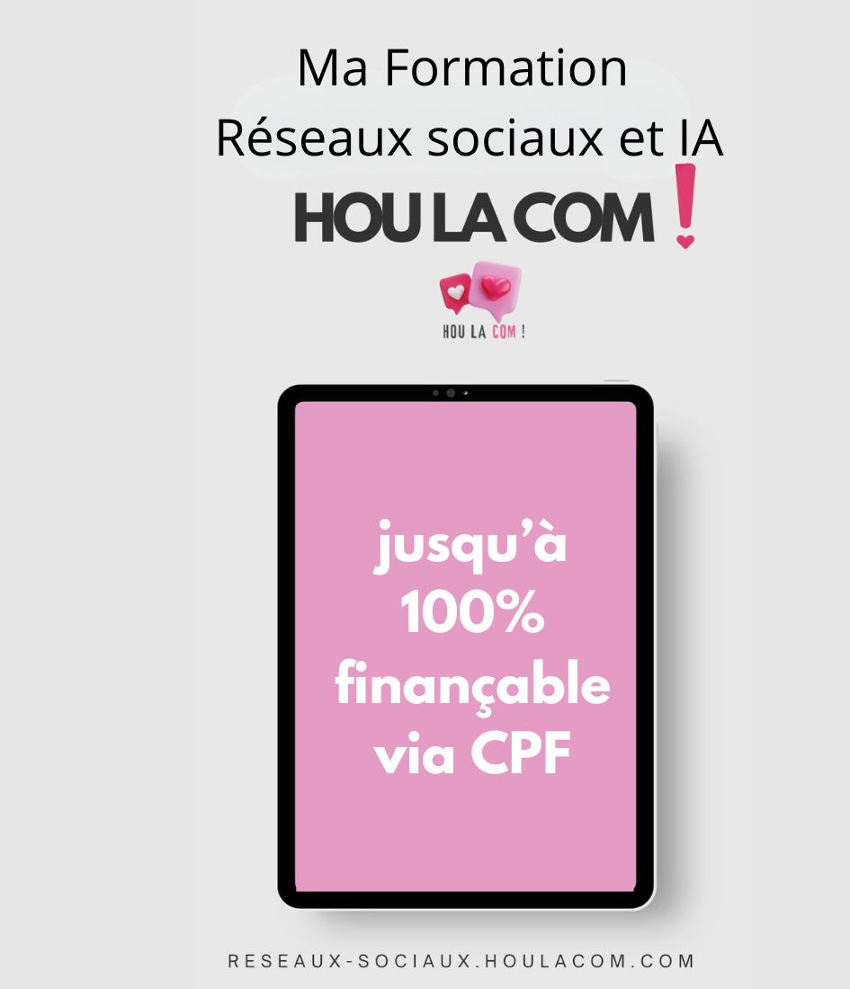 formation houlacom : reseaux sociaux et IA